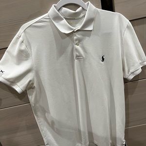 Polo performance white shirt
